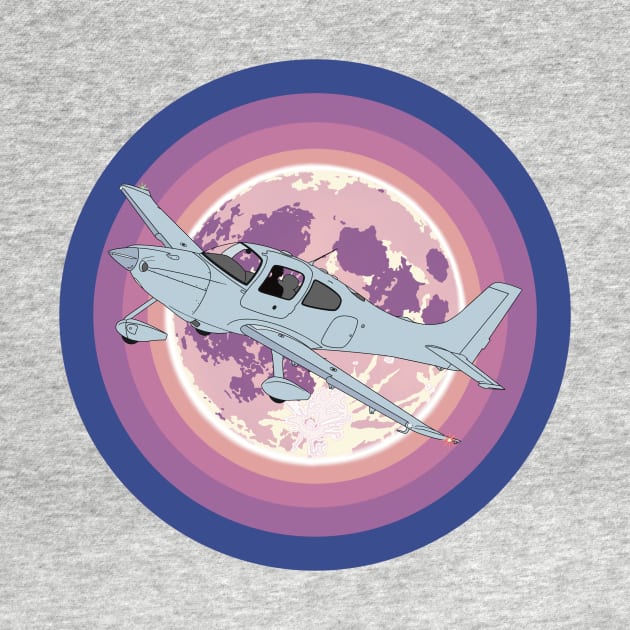 Cirrus SR22 Purple Moon by Kassi Skye